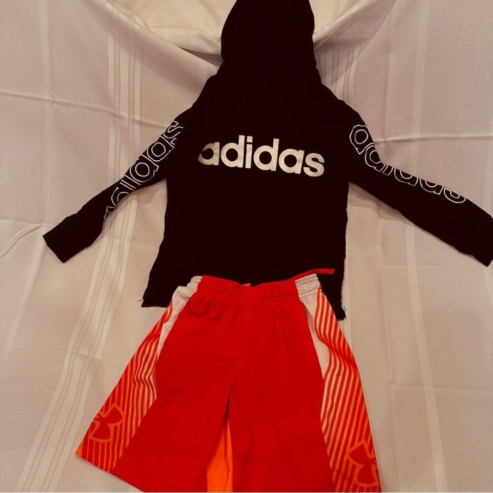 Adidas Shirt and Under Armour shorts bundle